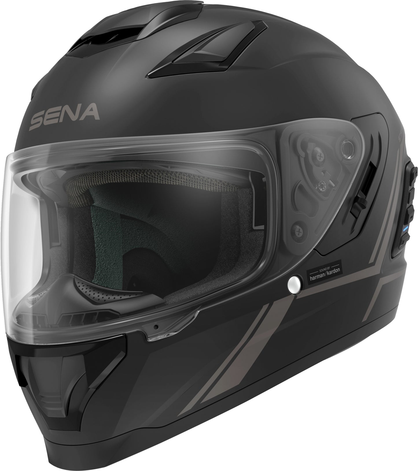 Stryker Full Face Helmet w/ Mesh Intercom