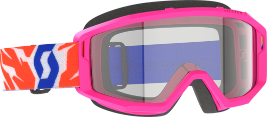PRIMAL YOUTH GOGGLE PINK CLEAR LENS