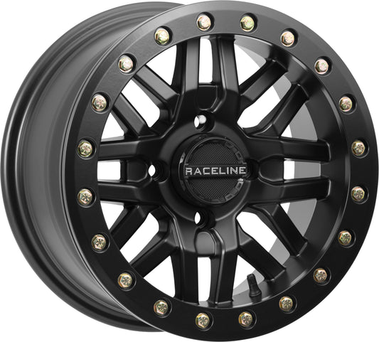 RYNO BDLK WHEEL 14X7 4/137 5+2 (+10MM) BLACK