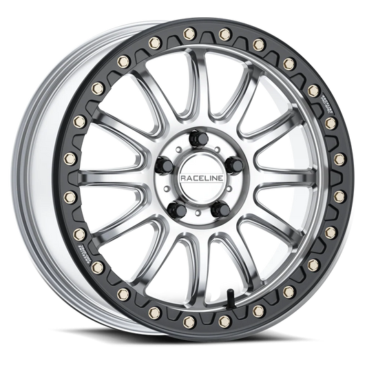 ALPHA BDLK 17X7 5/4.5 (+40MM) SILVER/BLK