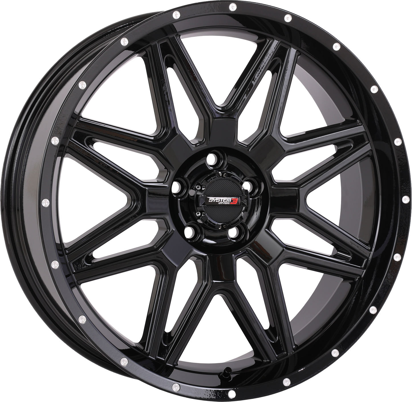 ST7 WHEEL 20X7 4+3 (+10MM) 5/4.5 GLOSS BLACK