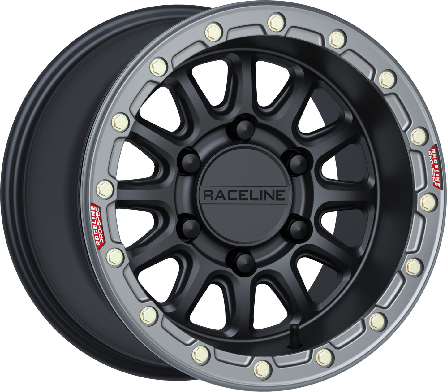 ALPHA WHEEL 6/5.5 BLK/GUNMETAL 15X10 (+25MM)