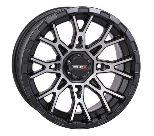 ST6 WHEEL 12X7 4+3 (+10MM) 4/110 MATTE DARK TINT