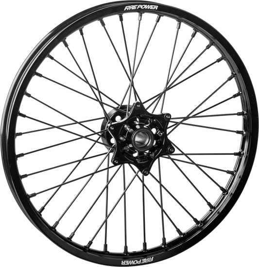 FRONT WHEEL 1.60 X 21" BLACK KTM/GAS/HUS