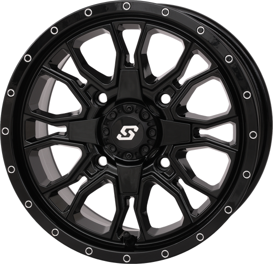 FUSION DD WHEEL  14X7 5+2 4/137 & 4/156 GLOSS BLACK