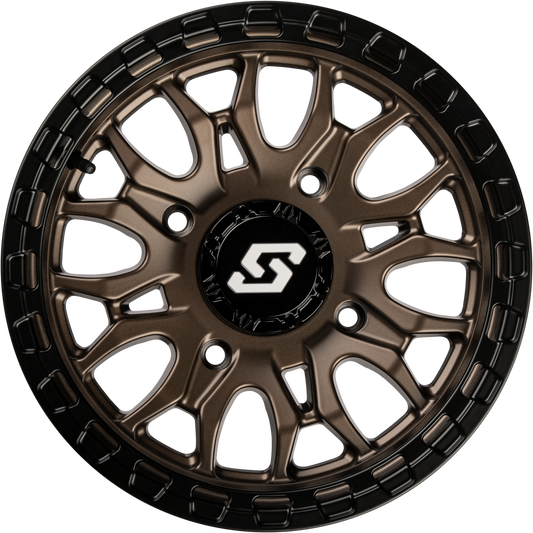 IGNITION WHEEL 14X7 4/156 +10MM BRONZE/BLK