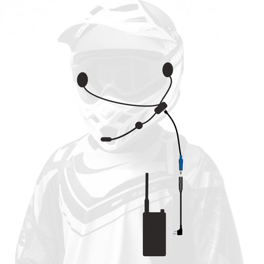 ENDURO Moto Kit -  Includes Helmet Kit and Compact Harness Cable