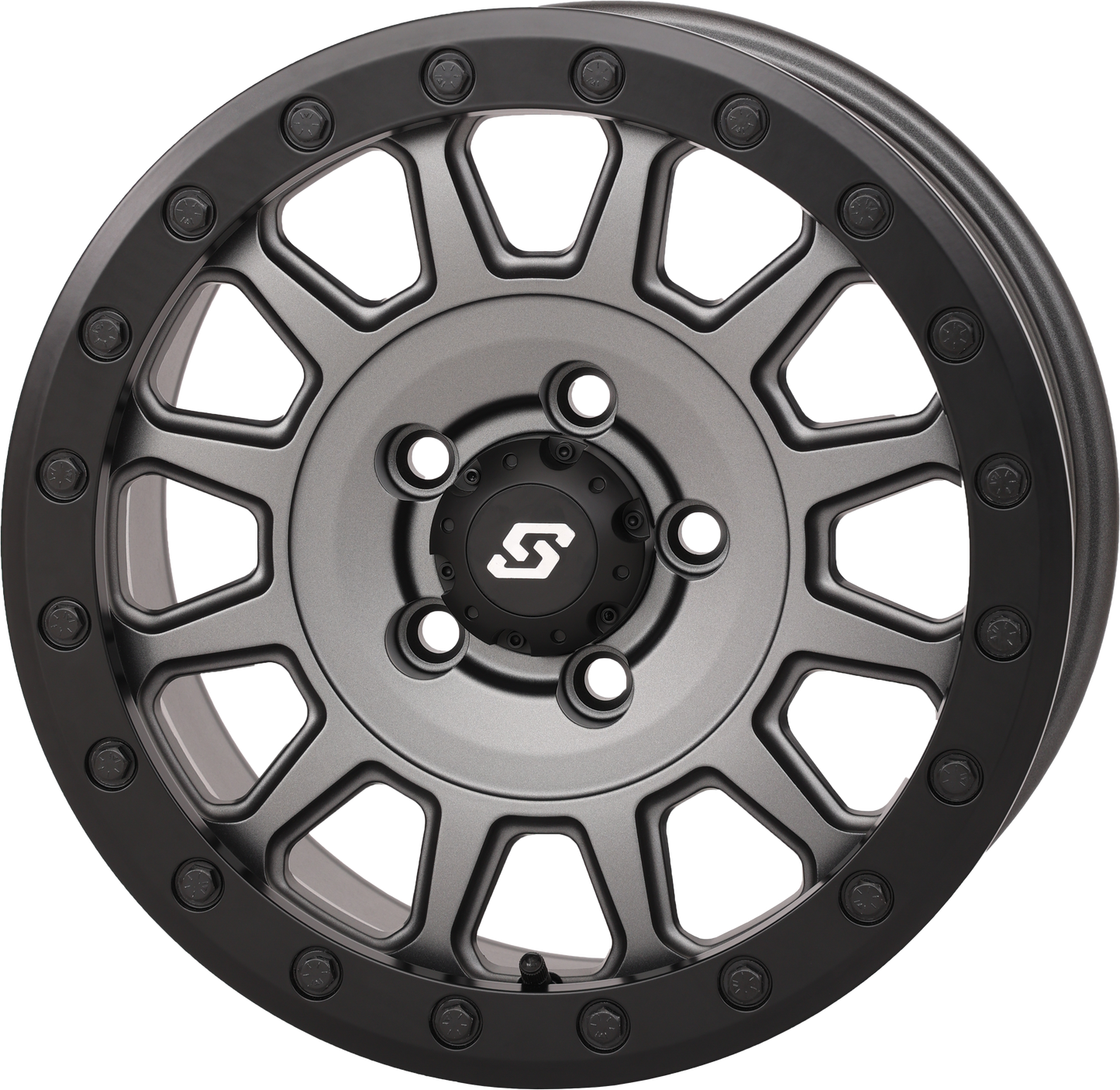 ADAPT WHEEL 15X7 5+2 5/4.5 MATTE GUN METAL GREY