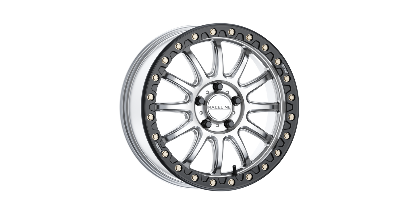 ALPHA BDLK 17X7 5/4.5 (+25MM) SILVER/BLK