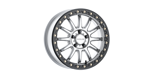 ALPHA BDLK 17X7 5/4.5 (+25MM) SILVER/BLK