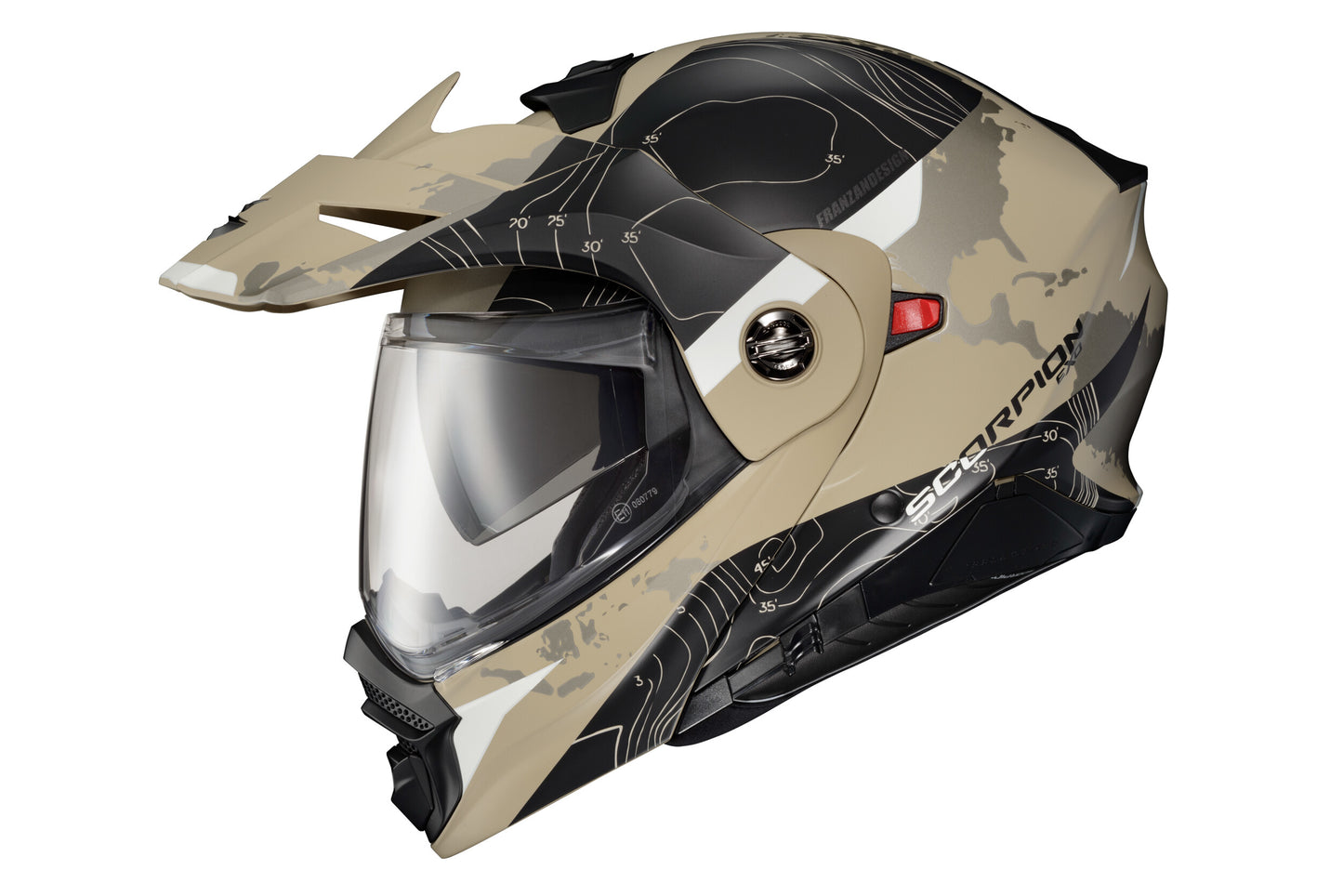 EXO-AT960 Modular Helmet Topographic