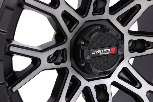 ST6 WHEEL 12X7 2+5 (-47MM) 4/110 MATTE DARK TINT