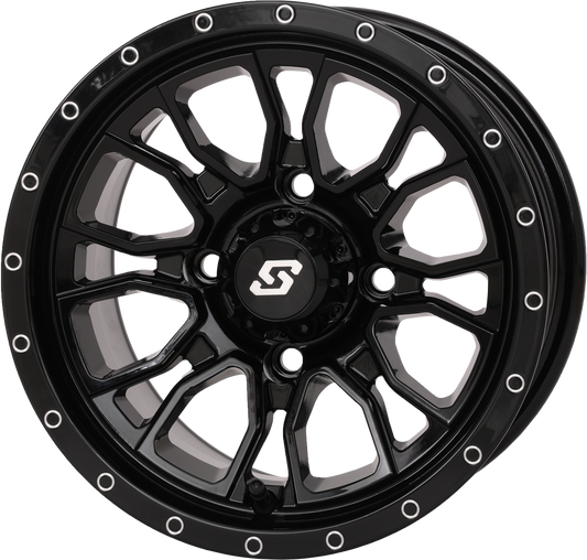 FUSION WHEEL 12X7 5+2 4/110 GLOSS BLACK