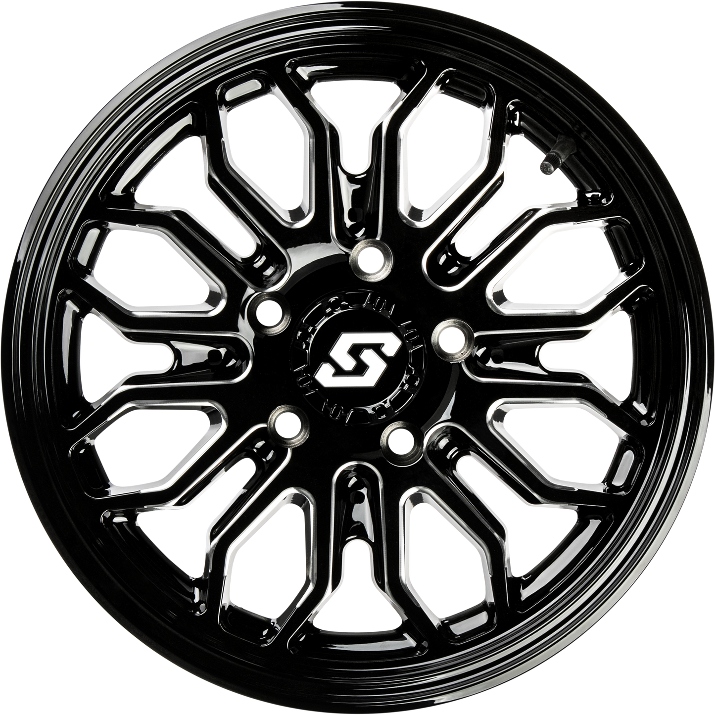 ONYX WHEEL 12X7 4/110 +10MM BLK/MACHINED