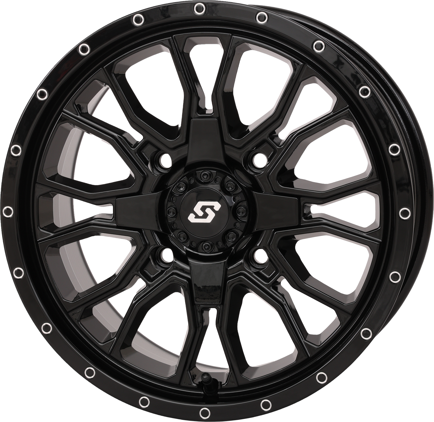 FUSION DD WHEEL  15X7 5+2 4/137 & 4/156 GLOSS BLACK