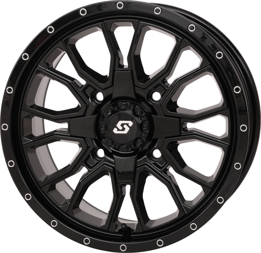 FUSION DD WHEEL  15X7 5+2 4/137 & 4/156 GLOSS BLACK